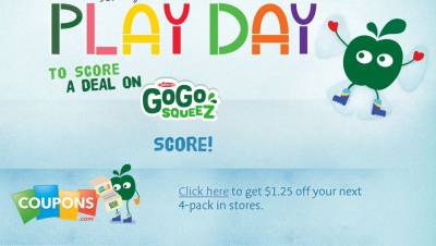 $1.25 off any ONE Go Go Squeeze Product