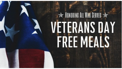 2021 Veterans Day Free Meals, Discounts, Sales and Deals