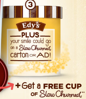 Free Cup of Edy's Ice Cream