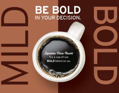 Coupon - Free Cup of Bold Coffee at Denny's restaurant
