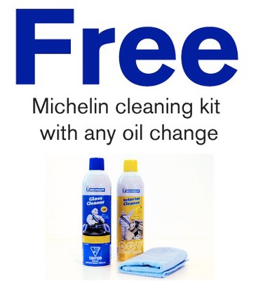 Coupon - Free Michelin Cleaning Kit at Mr Lube
