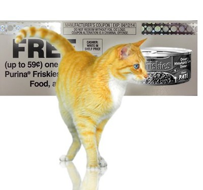 Coupon - Free Sample of Friskies Cat Food