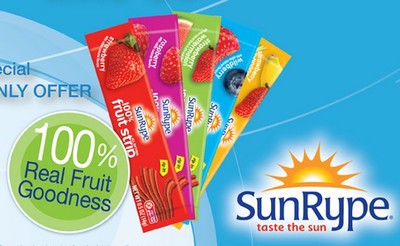 Free Sample SunRype FruitStrip