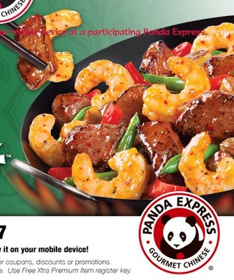 Coupon - Free Samurai Surf and Turf at Panda Express