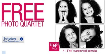 Coupon - Free Wall Portrait at Sears
