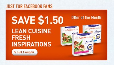 Coupon - Save $1.50 on Lean Cuisine