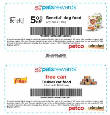 Coupons - Free Stuff from Petco In-Store