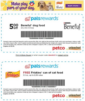 Coupons from Petco
