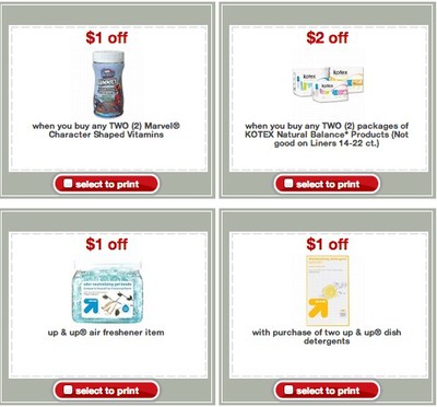 Coupons from Target
