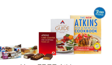 FREE Weight-loss Kit and 3 FREE Atkins Bars