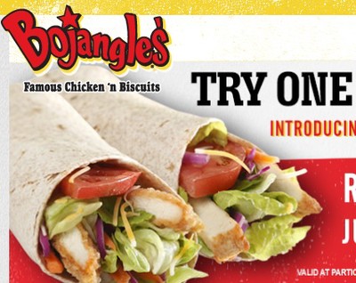 Free Bojangle's Chicken Wrap