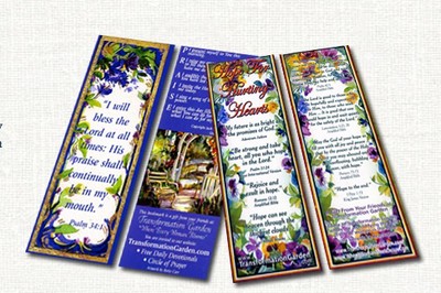 Free Bookmark from Transformation Garden