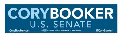 Free Bumper Sticker - Cory Booker