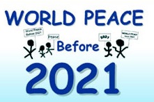 Free Bumper Sticker - World Peace Before 2021