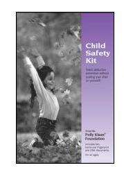 Free Child Safety Kit from Polly Klaas Foundation