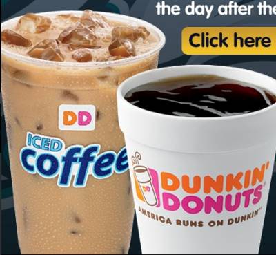 Free Coffee at Dunkin Donuts if the Eagles Win