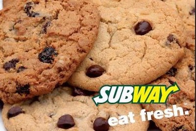 Free Cookie from Subway on Valentine's Day