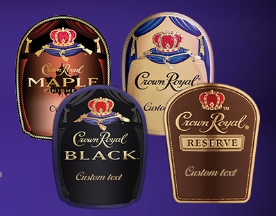 Free Customized Label from Crown Royal Whisky