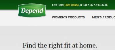 Free Depend Samples for Men and Women
