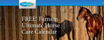 Free Farnam Ultimate Horse Care 2014 Calendar