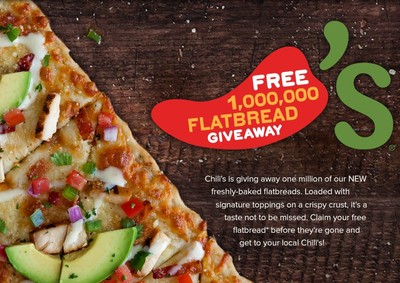 Free Flatbread at Chili's