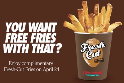 Free Fries at Penn Station East Coast Subs