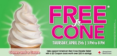 Free Ice Cream Cone at Carvel