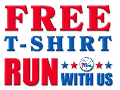 Free Philadelphia 76ers T-Shirt