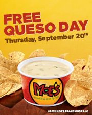 Free Queso Day, Sept 20