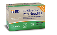 Free Sample of BD Ultra-Fine Nano Pen Needles