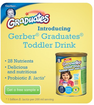 Free Sample of Gerber Graduates Toddler Drink