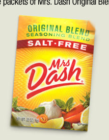 Free Sample of Mrs Dash