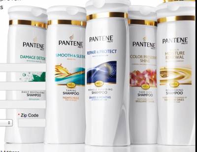 Free Sample of Pantene Shampoo & Conditioner
