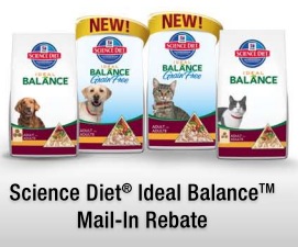Free Sample of Science Balance Ideal Diet (w/ Rebate Form)