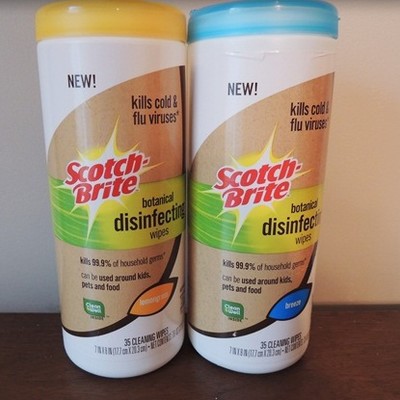 Free Sample of Scotch Brite Botanical Disinfecting Wipes