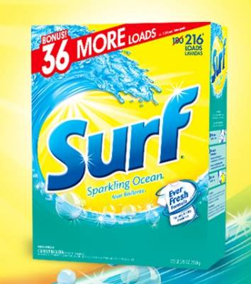 Free Sample of Surf Laundry Detergent