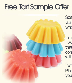 Free Sample of Tart Fragrance