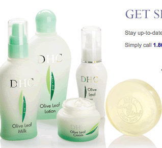 Free Samples and coupons from DHC