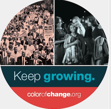 Free Sticker from Color of Change