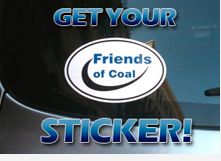 Free Sticker - Friends of Coal