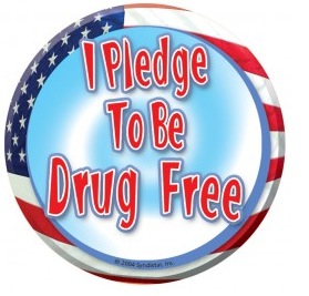 Free Sticker - I Pledge to be Drug Free