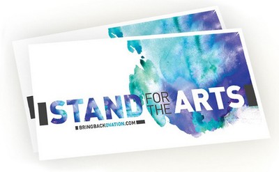 Free Sticker - I stand for the Arts