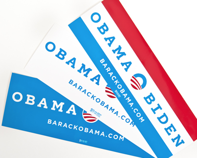 Free Sticker, Obama Biden