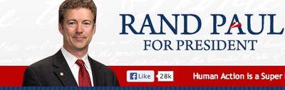Free Sticker - Rand Paul for President