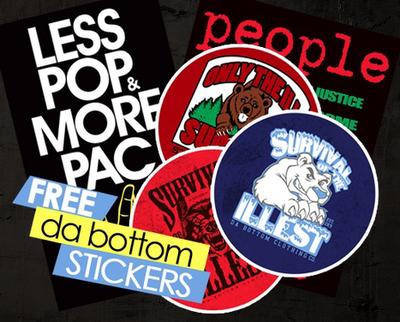 Free Stickers - Da Bottom Clothing