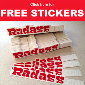Free Stickers from Radass.com