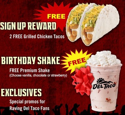 Free Stuff from Del Taco