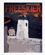Free one-year subscription to Freeskier Magazine