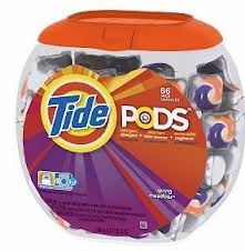 Free over-the-lid re-sealable sticker for Tide Pod tubs