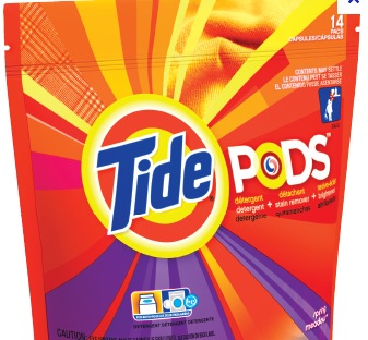 Free sticker for Tide Pod tubs
